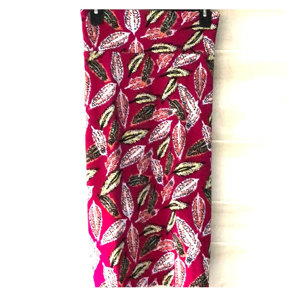 LuLaRoe Cassie Skirt -Feathers